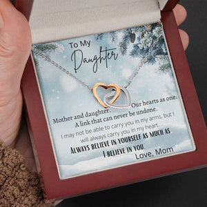 Hearts As One Daughter Necklace