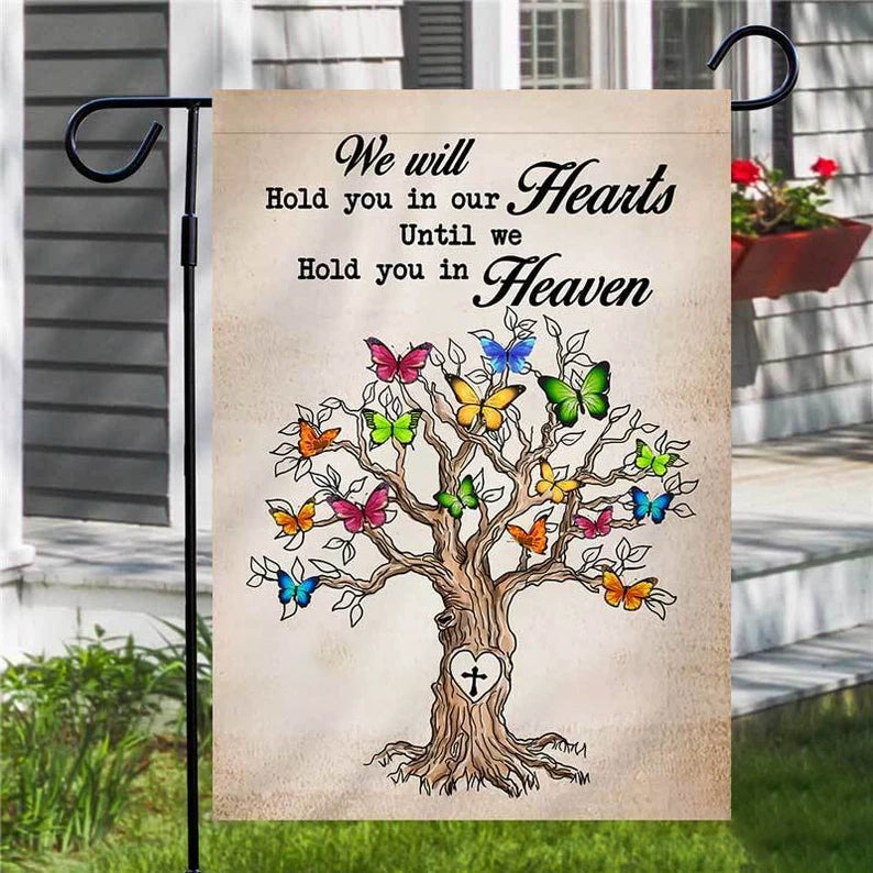 Memorial Butterfiles HOUSE & GARDEN FLAG