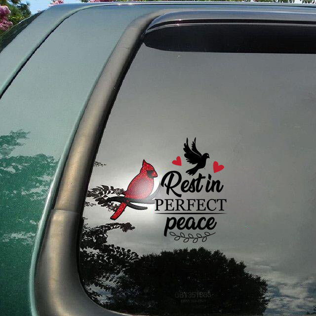 Memorial Cardinal Decal