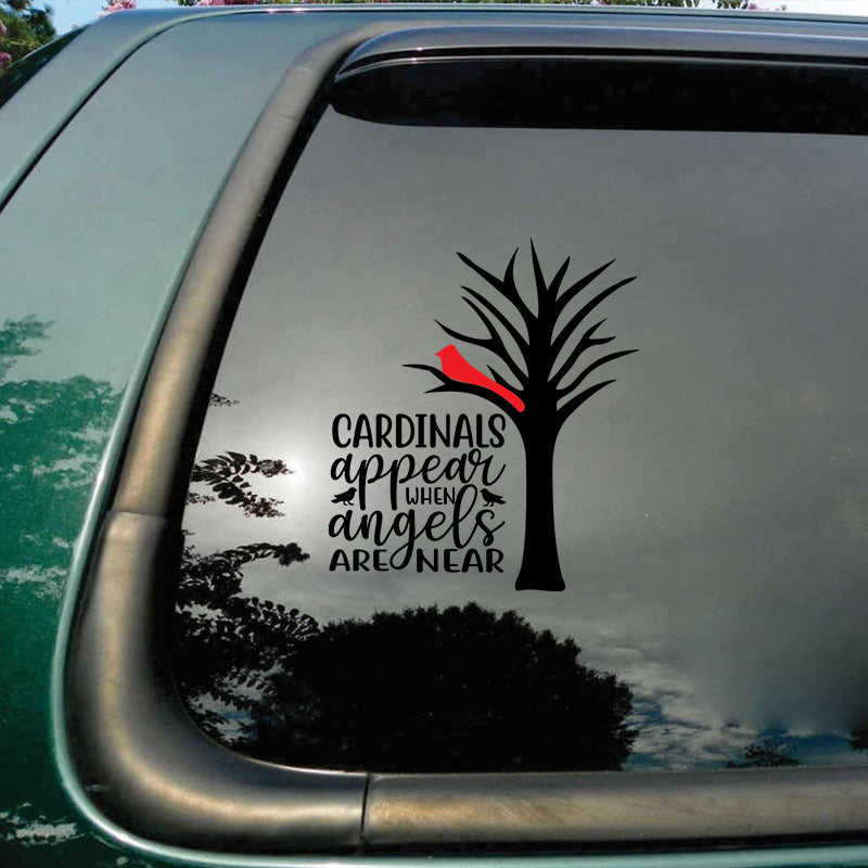 Memorial Cardinal Decal