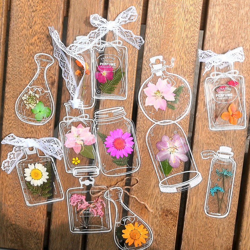 20 PCS Dried Flower Bookmarks（Without dried flowers）