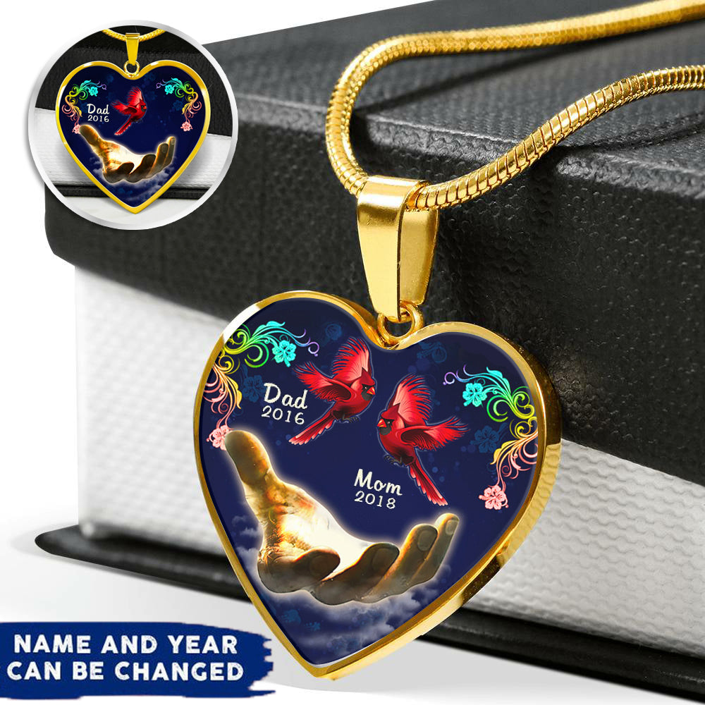 Memorial Cardinal Personalized Necklace
