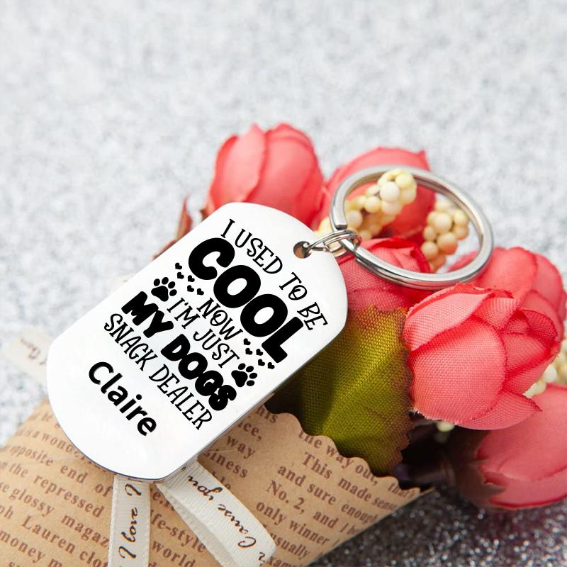 Personalized Engraved Silver Keychain-6