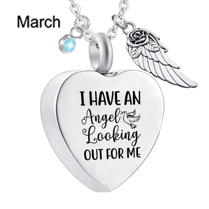 I Have An Angel Heart Urn Necklace