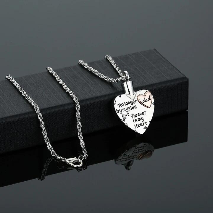 In My Heart Ashes Storage Necklace