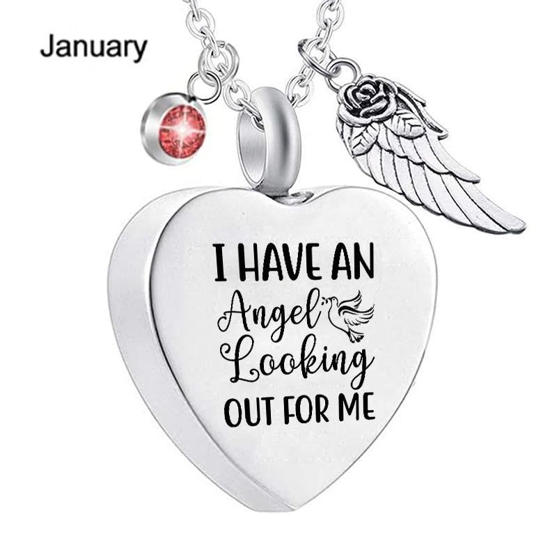 I Have An Angel Heart Urn Necklace