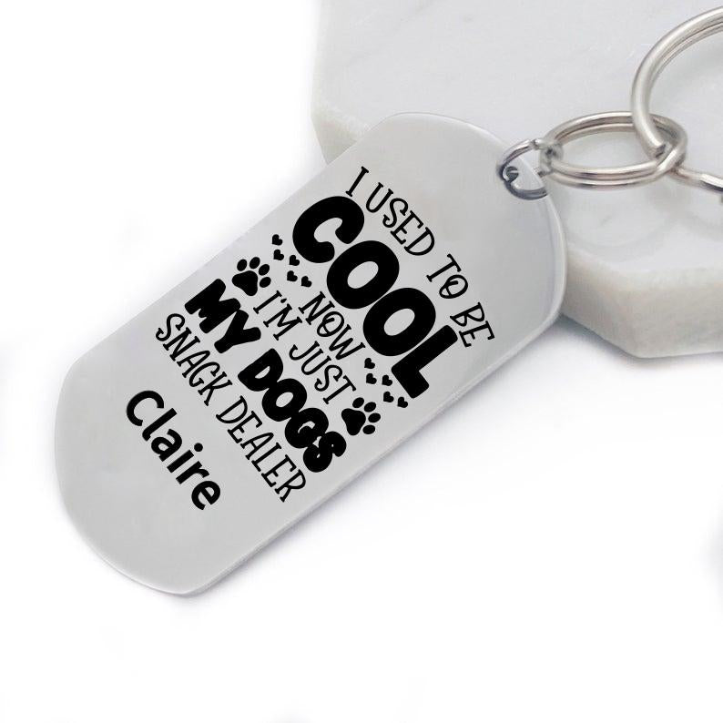 Personalized Engraved Silver Keychain-6