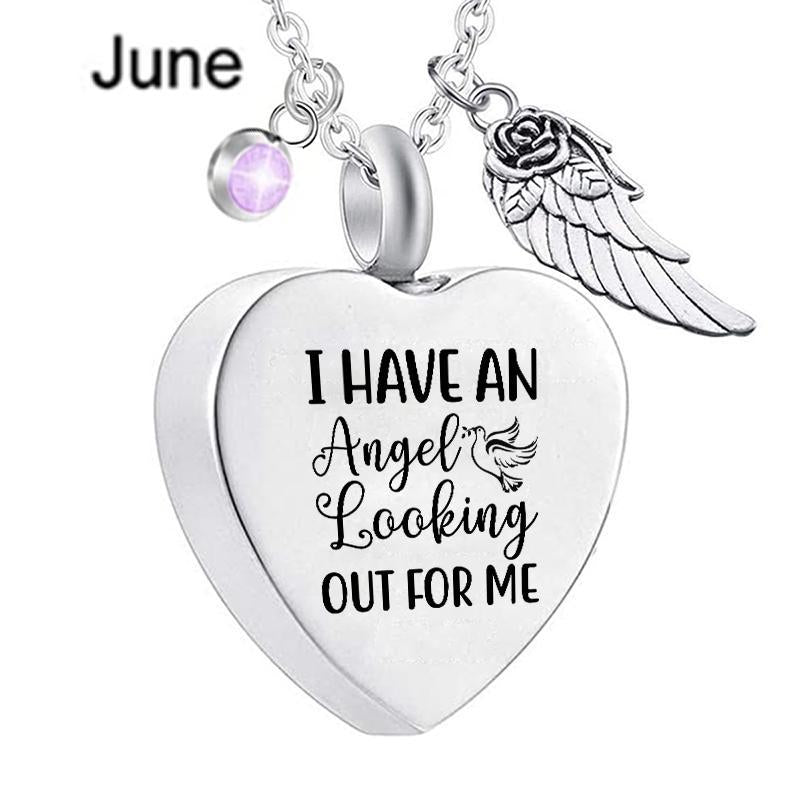 I Have An Angel Heart Urn Necklace