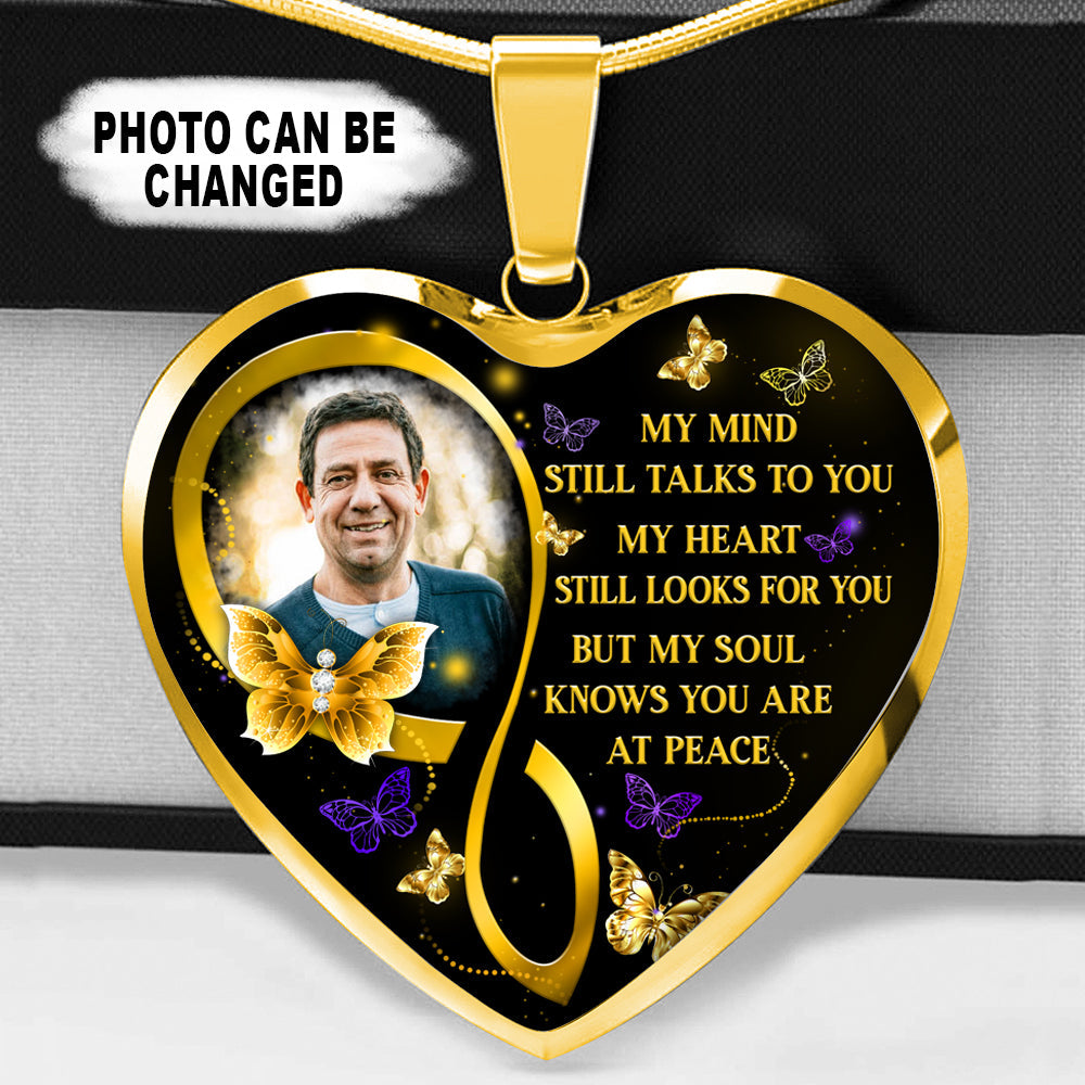 You Are At Peace Customize Photo Necklace