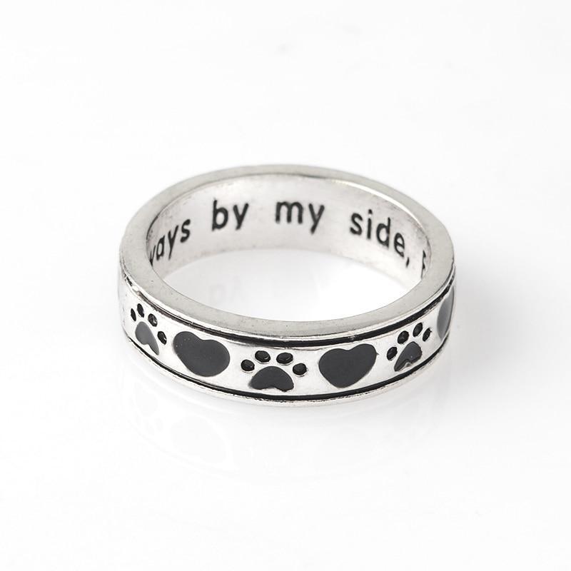 Always by my side forever in my heart perfect ring for petlovers pet lovers forlovefordogs pets dog gift for love for dogs