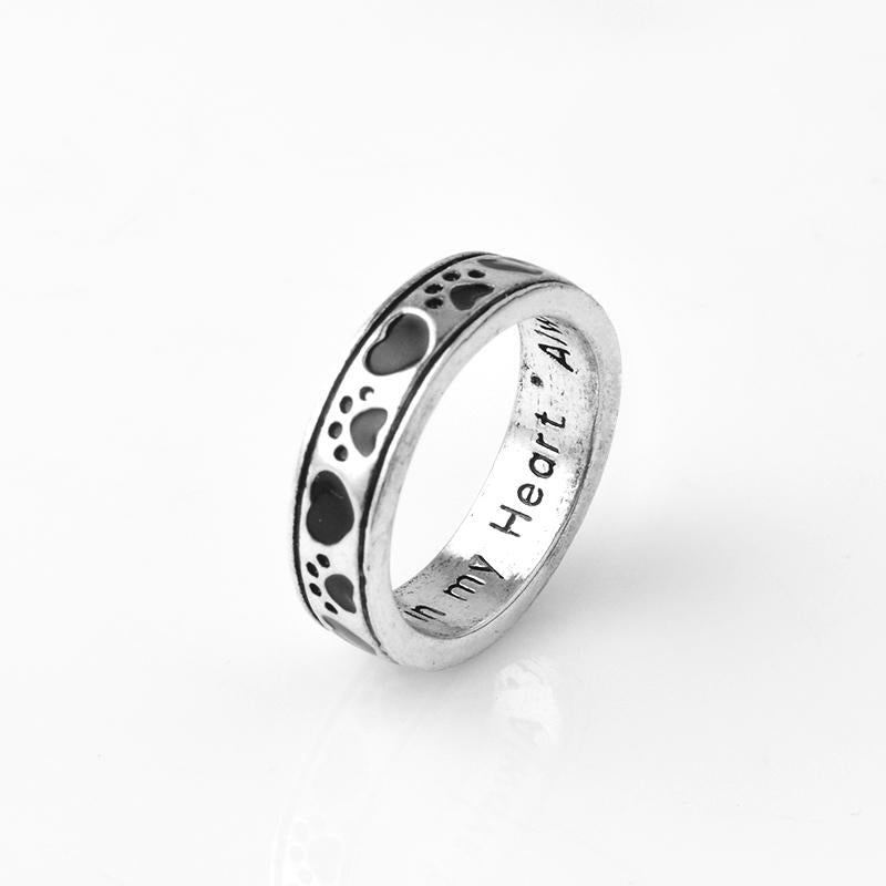 Always by my side forever in my heart perfect ring for petlovers pet lovers forlovefordogs pets dog gift for love for dogs