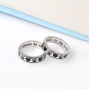 Always by my side forever in my heart perfect ring for petlovers pet lovers forlovefordogs pets dog gift for love for dogs