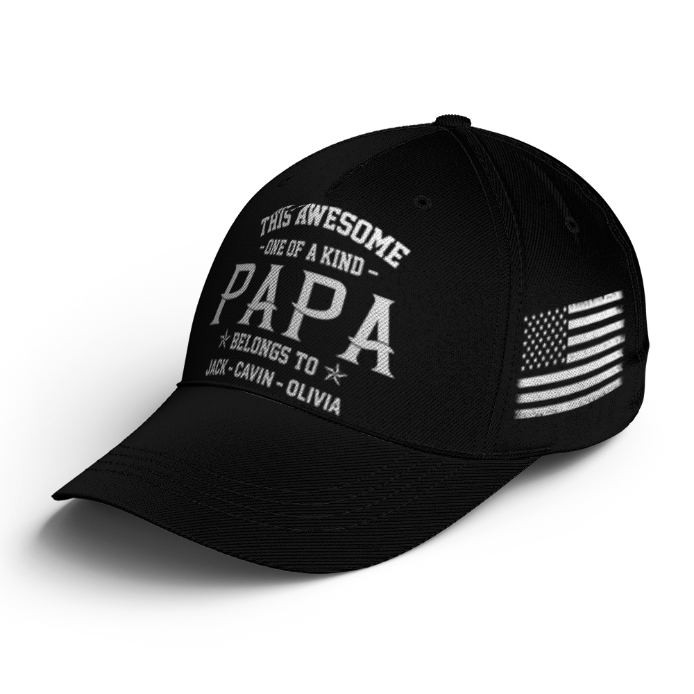 This awesome one of a kind papa, Custom Nickname Classic Cap