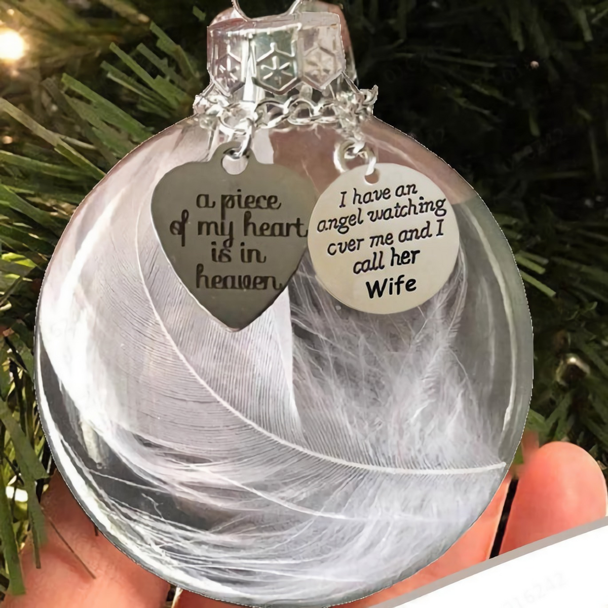 Memorial A Piece of My Heart Is In Heaven Ornament